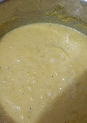 Una foto de Crema de zapallo