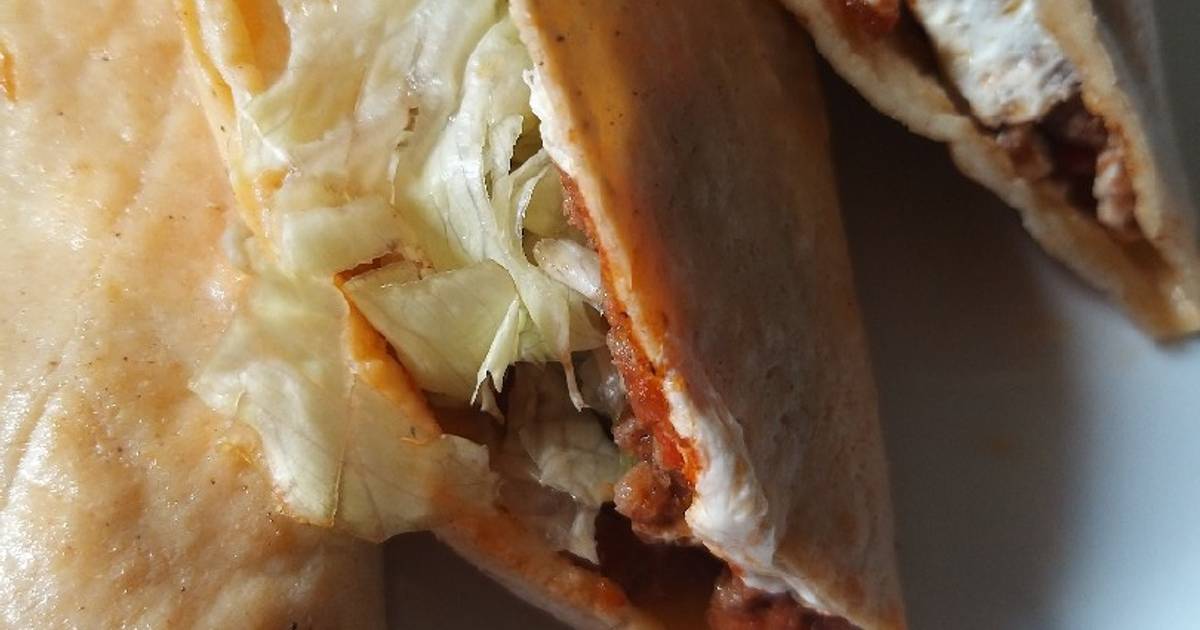 Quesadillas de carne y queso Receta de Alisandra Cookpad