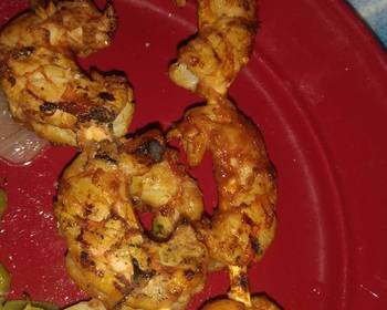 The New Way Prepare Recipe Scains grilled shrimp with a kick Yummy