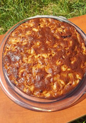Une photo de Gâteau pomme banane