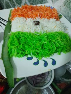 राइस तिरंगा (rice tiranga recipe in Hindi) रेसिपी मुख्य फोटो