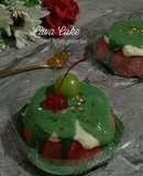 Lava Cake, Red Velvet Green Tea