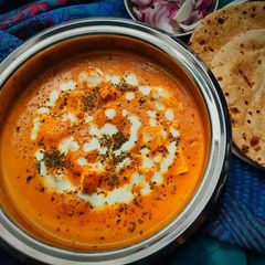 A picture of Shahi paneer(Creamy gravy).