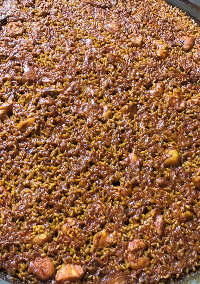 Una foto de Arroz de marisco 🦐 y pescado (Arrós del senyoret)