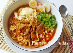 Foto resep Ramen Kari Pedas