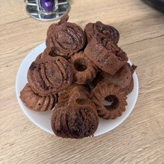 A picture of Chocolate muffins 🧁.