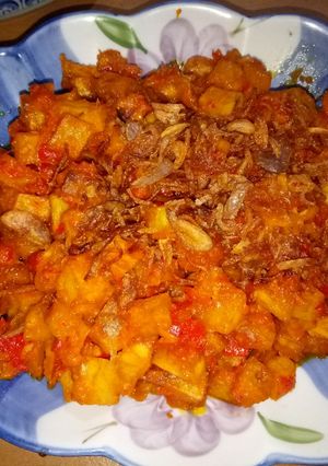 Foto resep Sambel kentang goreng
