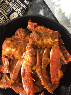 A picture of Kakrar Jhal/Bengali style Crab.