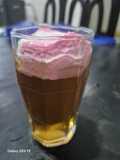 Teh Madu dengan Es Krim