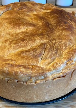 Una foto de Tarta de Bacon y Puerros (Martha's Pie)