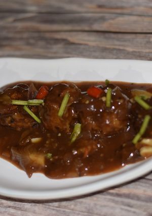 বাঁধাকপির কোপ্তা কারি (ভেজ মাঞ্চুরিয়ান) (Bandhakopir kopta recipe in Bengali) রেসিপির প্রধান ছবি