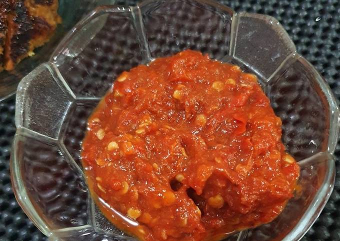 Cara Memasak Sambel Mertua Diet Version Enak