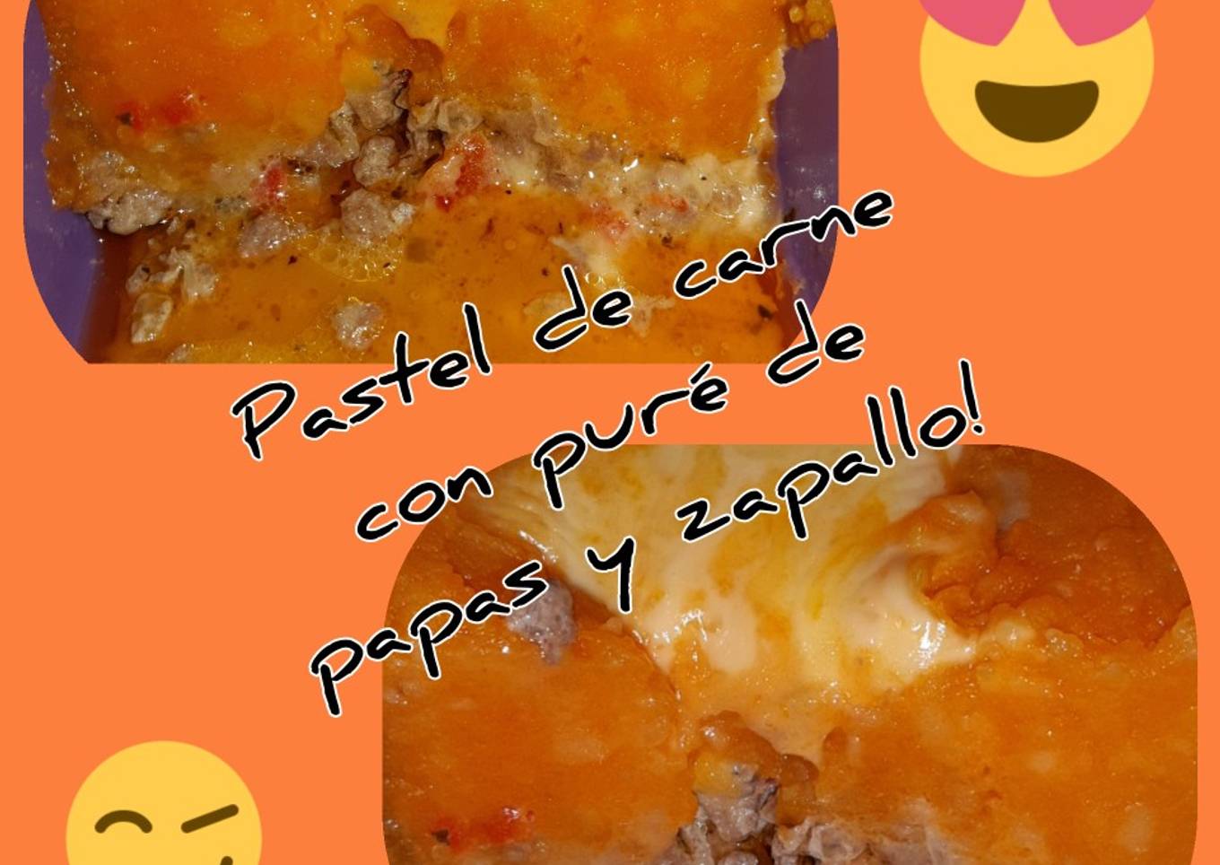 Pastel de carne con puré de papas y zapallo! 🔥🔥🔥