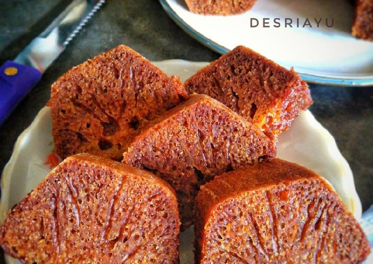 Resep Bolu Karamel (Sarang Semut), Enak Banget