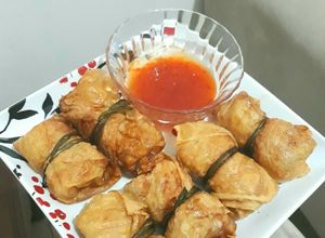 Foto resep Lumpia Ayam Udang Kulit Kembang Tahu