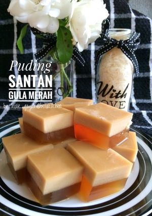 Foto resep Puding Santan Gula Merah