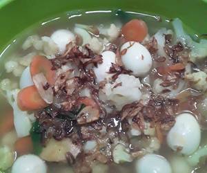 Resep Populer Sup telur puyuh Lezat Mantap