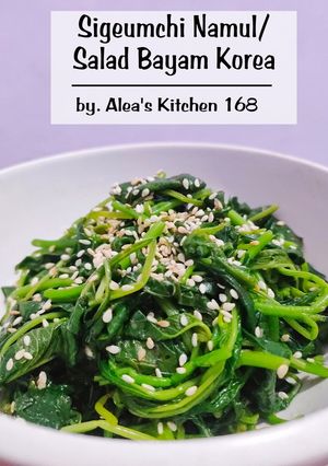 Foto resep #206 Sigeumchi Namul | Salad Bayam Korea