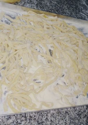 Una foto de Fideos caseros