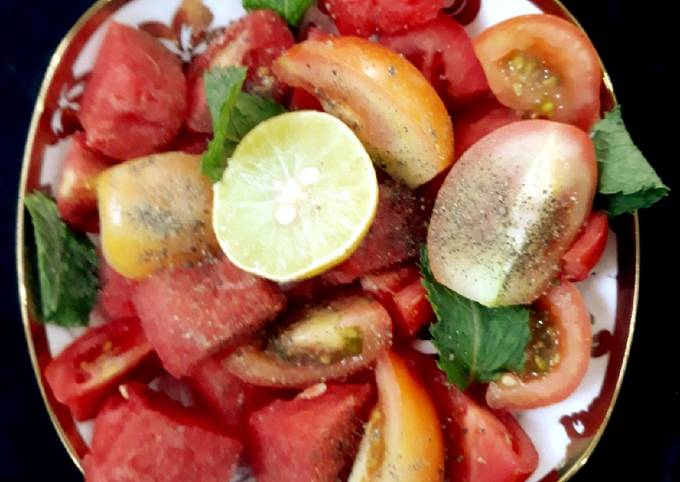 Recipe of Perfect Watermelon Salad