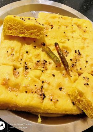 A picture of Instant Dhokla.
