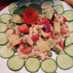 A picture of Macaroni salad.