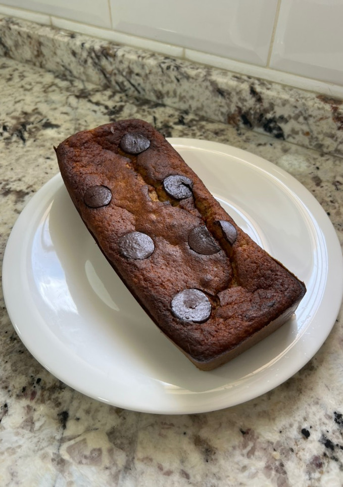 Una foto de Banana bread saludable