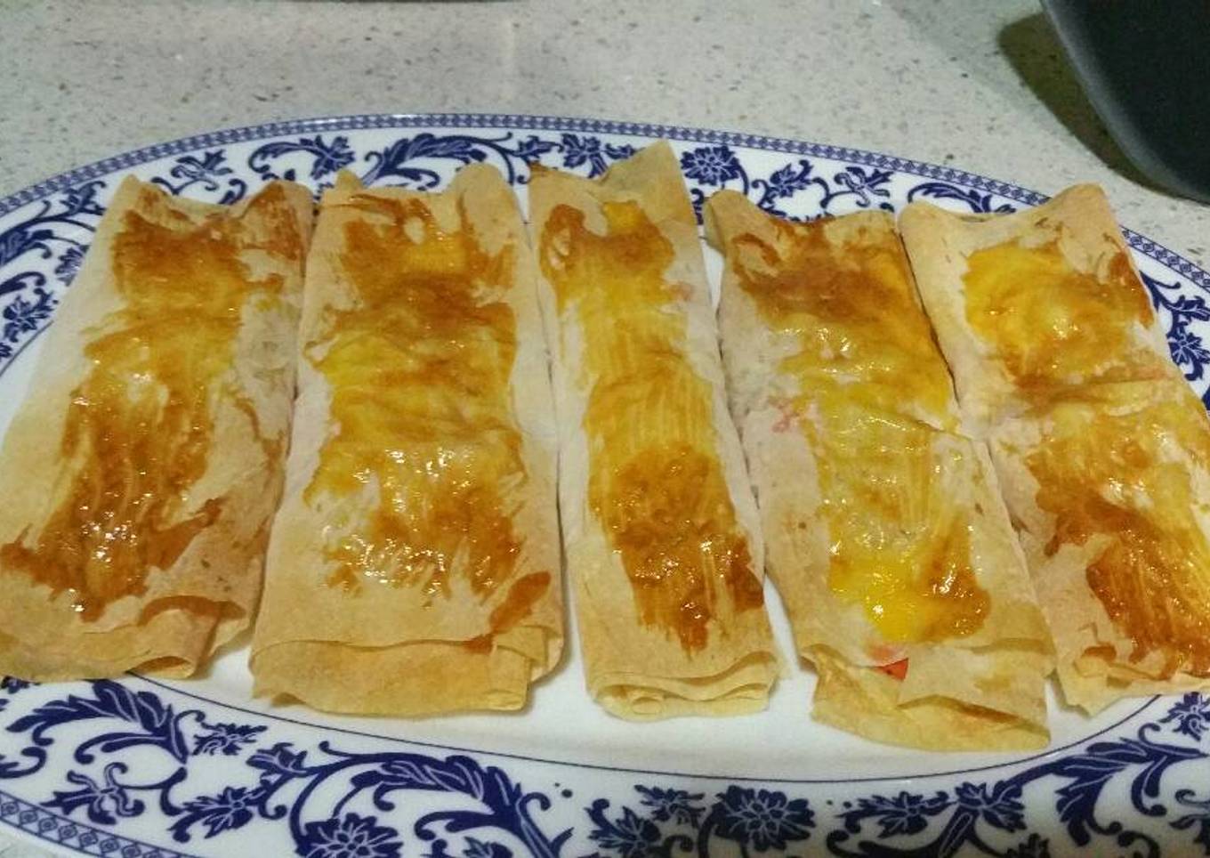 Rollitos crujientes de salmón thermomix