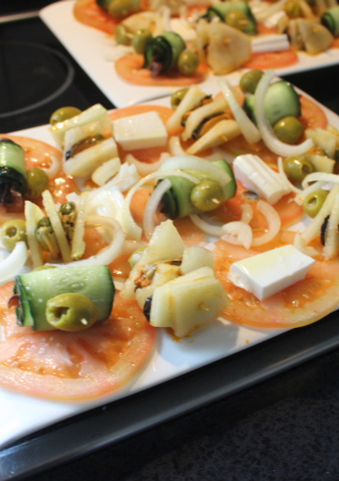 Una foto de Ensalada de pinchos