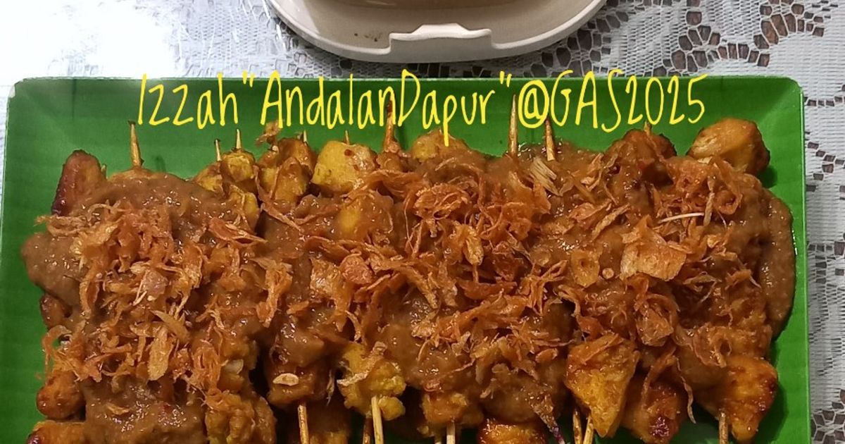 Sate Ayam Kuah Kacang