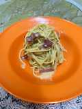 Spaghetti Beef Bacon Carbonara