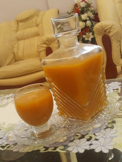 صورة لوصفة عصير الخوخ المنعش 🍑