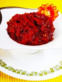 A picture of Tomato Jam.