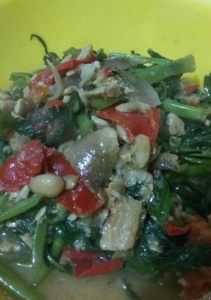 Foto resep Tumis Kangkung Tempe Semangit