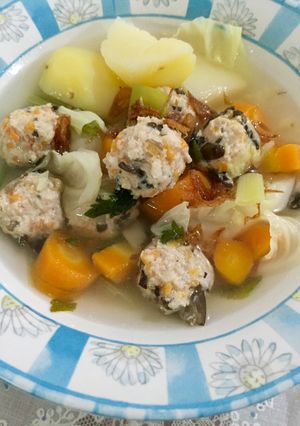 Foto resep Sup bola naga