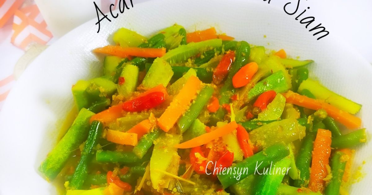 41 resep sayur acar kuning labu siam enak dan mudah - Cookpad