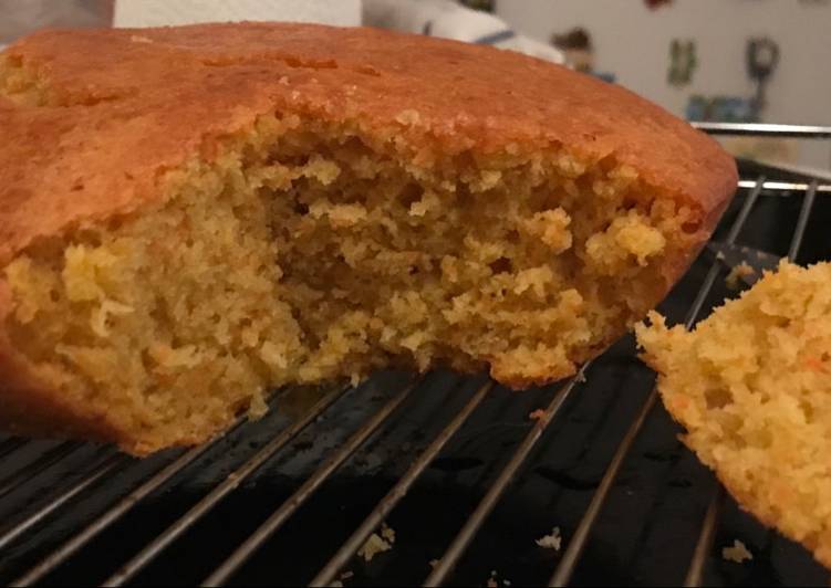 Bizcocho de zanahorias y coco