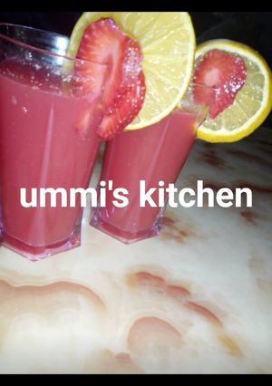 A picture of Strawberry juice.