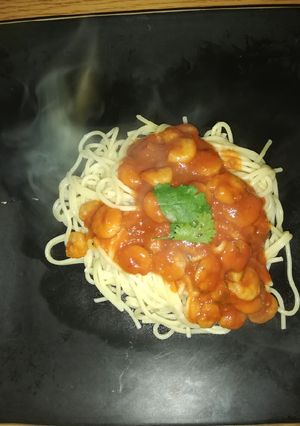 Una foto de Camarones a lo deb
