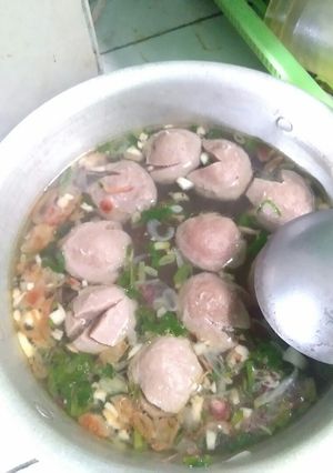 Foto resep (kuah) bakso sederhana