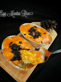 Foto resep Egg Mentai Rice