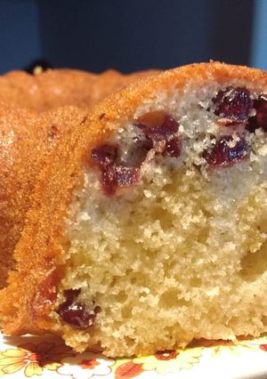 Una foto de Torta con arándanos