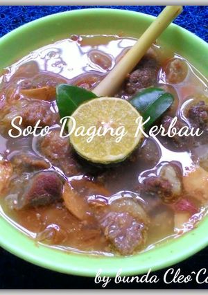 Foto resep Soto Kerbau khas Kudus (Soto Bening)