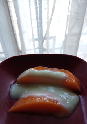 Foto resep Puding mangga dan vla