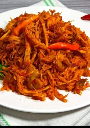 Foto resep Ayam suwir pedas cabe