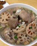 Giò heo hầm đậu phộng