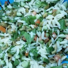 A picture of Rice Macaroni Salad.