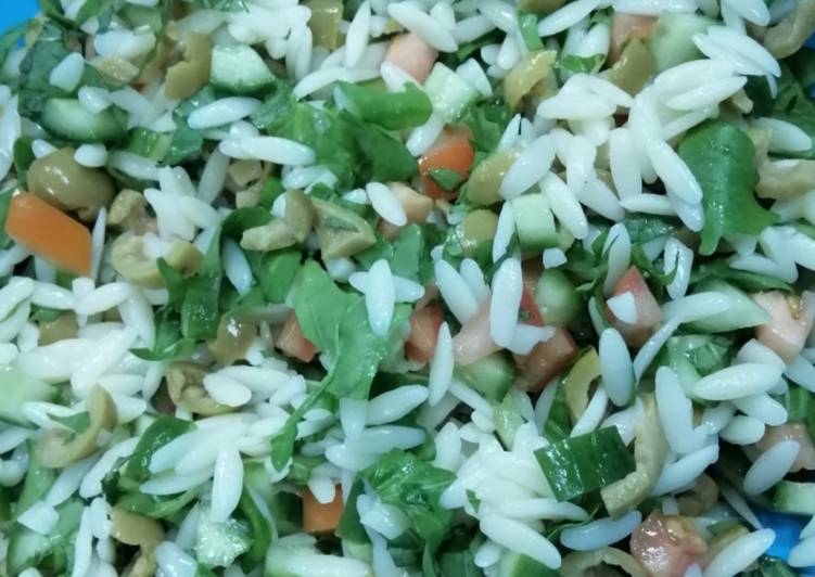 Simple Way to Make Super Quick Rice Macaroni Salad