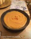 Creamy Roasted vegetable soup 🥔 🥕