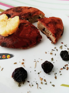 Una foto de Tortilla de plátano maduro + Puré de plátano 😋